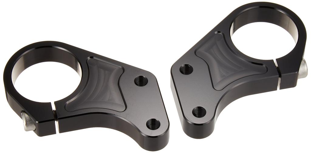 HURRICANE Under Handlebar Bracket for 43mm Forks HB0663B (Black)