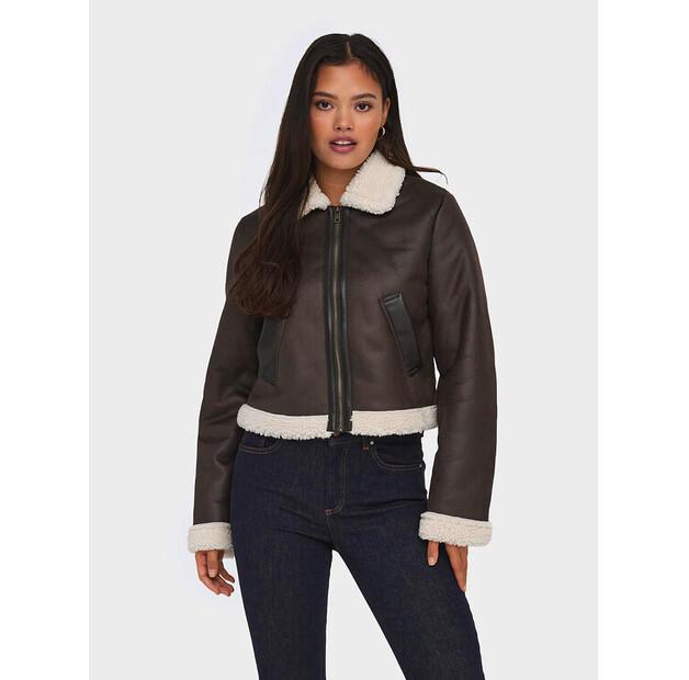 Куртка из имитации кожи ONLY Betty EU XL