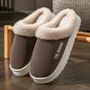 Cotton slippers home autumn and winter thick-soled plush shoes non-slip warm cotton shoes velvet couple cotton mop