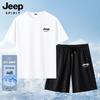JEEP SPIRIT Men's Quick-Dry T-shirt & Shorts Set