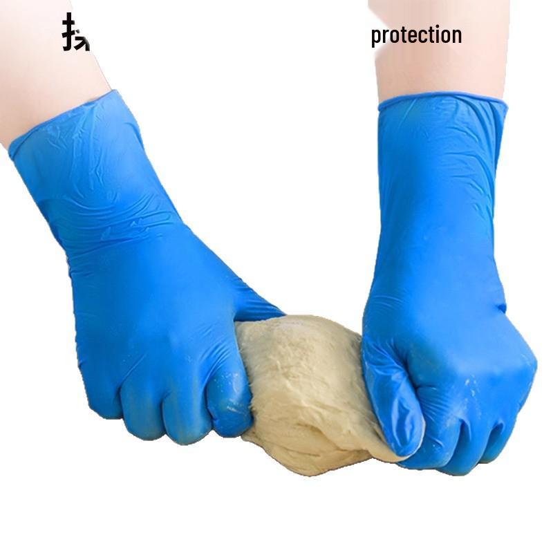 Durable Waterproof Nitrile Latex-Free Disposable Kitchen Gloves
