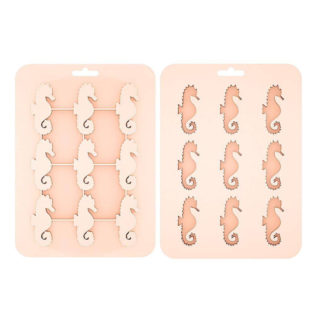 Animals Ice- Mold - Ocean Animals Turtle,Dolphins,Penguins,Silicone Mold For Baking Muffin Cake, Chocolate,Candy, Soap