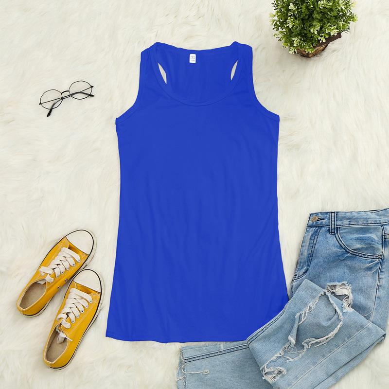 Camiseta sin mangas en forma de I de verano para mujer europea y americana 2024