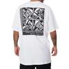 Vans T Shirts Men's White Crew Neck Moderate Straight Fit VN000GQJWHT