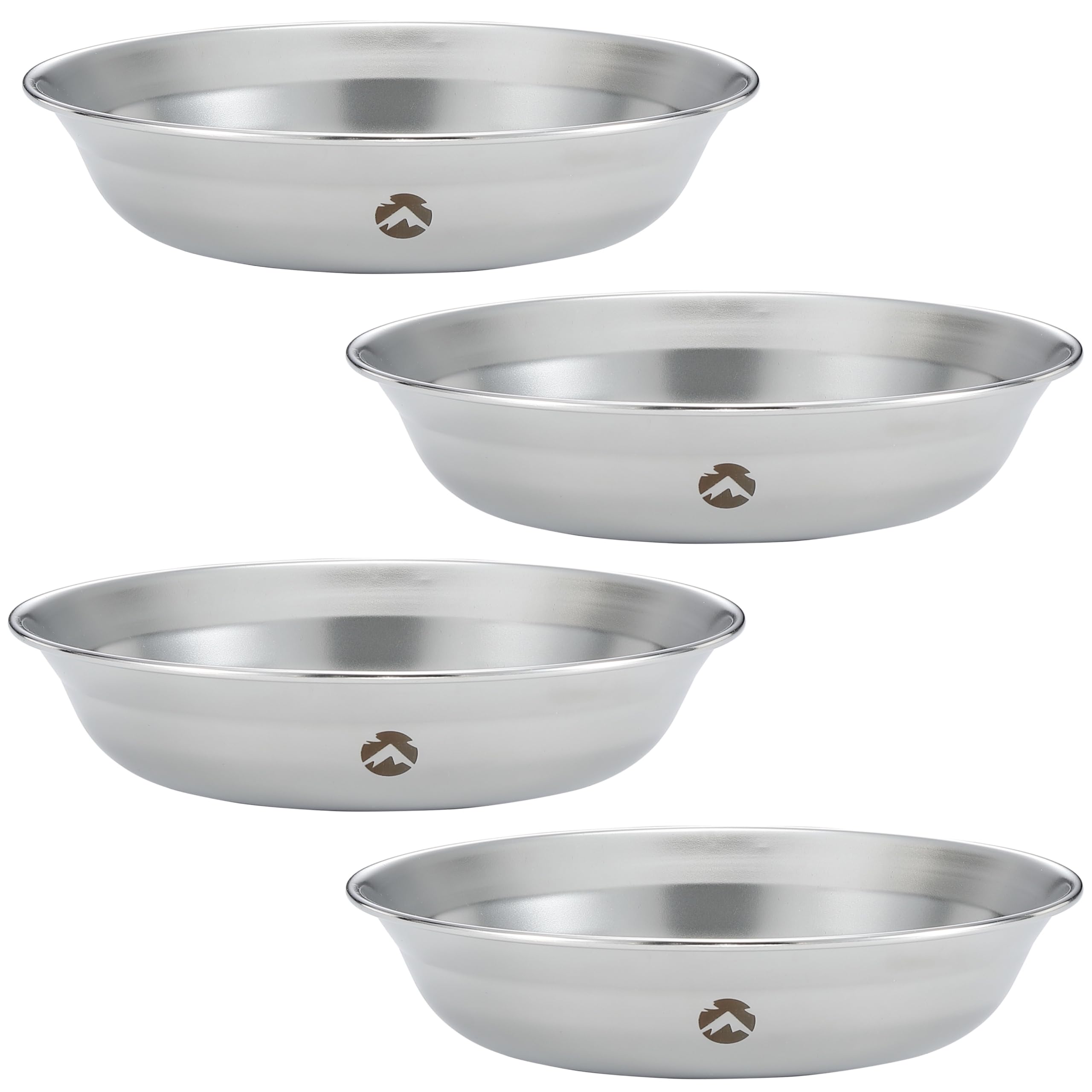 

CAMPING MOON Camping Dish, Stainless Steel 304, 17cm Diameter, 4-Piece Set, S395-16-4P
