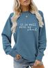 It Is Well With My Soul Round Neck Women's Long Sleeve Sweatshirt