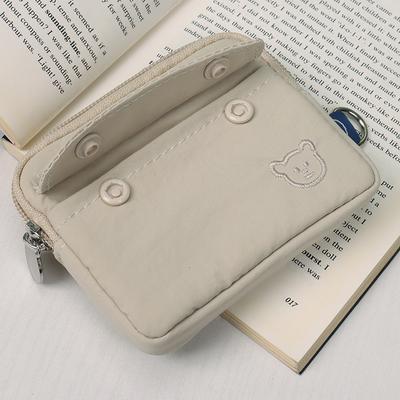 Nylon Coin Purse Zipper Multi-Purpose Small Wallet Earphone Bag