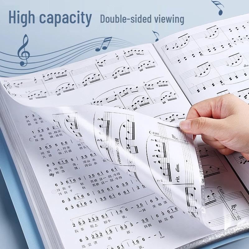 Morandi A4 Transparent Document Holder for Students and Professionals