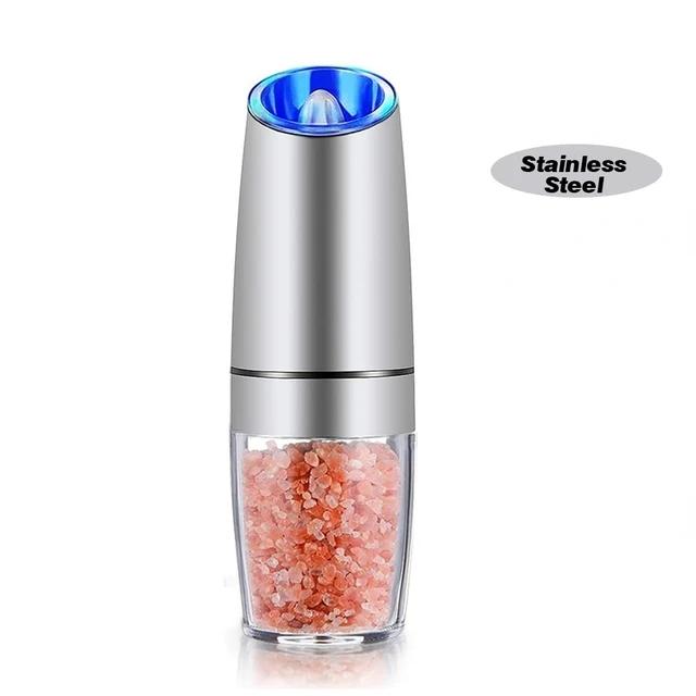 Electric Fully Automatic Grinder Spice Salt Grinder Automatic Gravity Induction Pepper Mixer Research Mill Kitchen Grinding Tool