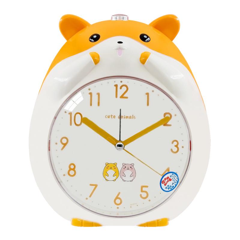 Wecker Kreativ Niedlich Cartoon Kinder Studenten Leise Nachtlicht Nachttisch Multifunktional Schlummerfunktion Sprachgesteuert Fauler Wecker