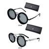 Sunglasses With ND Filter Lenses 1-9 Gear Adjustable Fishing Round Polarized Glasses Unisex Vintage UV Resistant Fishing Glasses