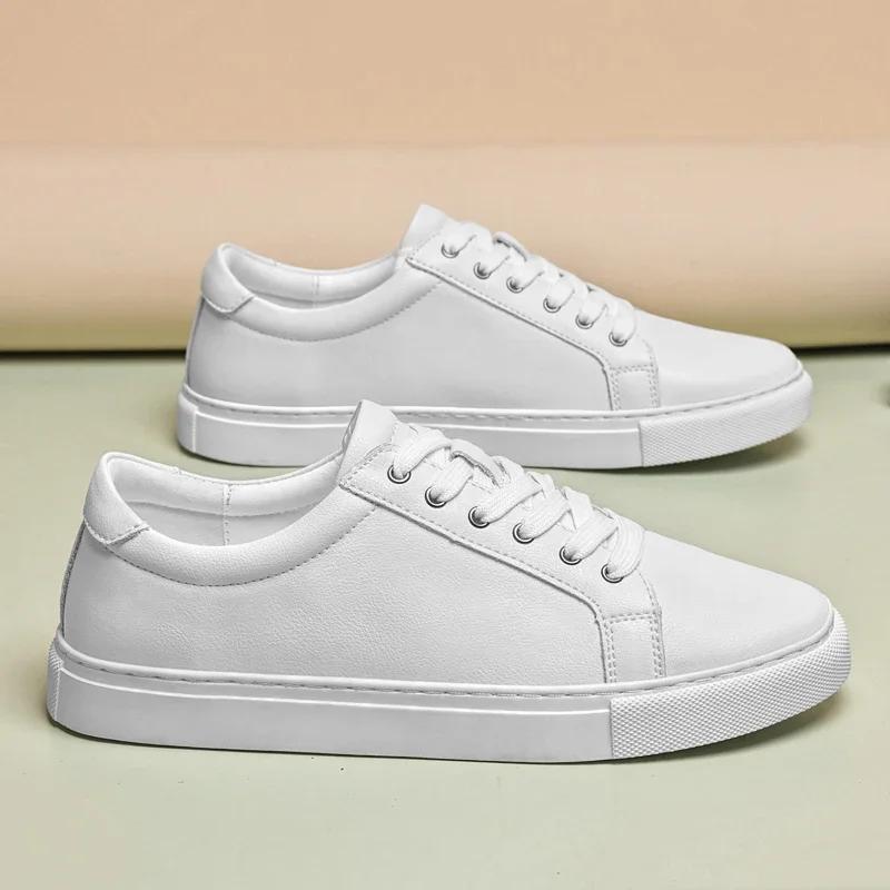 Fashion Classic Minimalist Shoes for Men Casual Leather Antiskid Walking Driving Shoes Fashion Lace-Up Flats Oxford Shoes Plus Size35-49