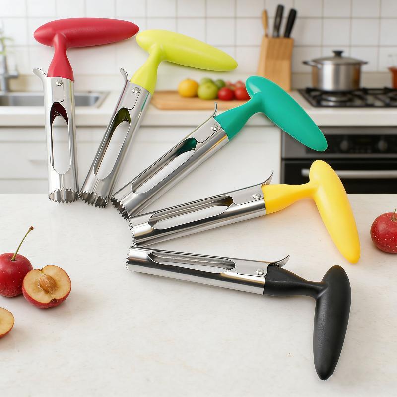 Stainless Steel Fruit Corer Serrated Edge Nonslip Handle For Home Kitchen Baking