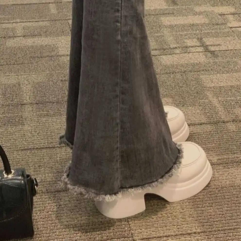 Fashion Hick Soled Small Leather Shoes for Women In the Spring of 2025  New Sponge Cake French Retro British Style Loafers