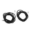 2pcs Brake Cable Replacement for M365 Pro4 Electric Scooter Black 6.4ft Rubber Steel Scooter Brake Line