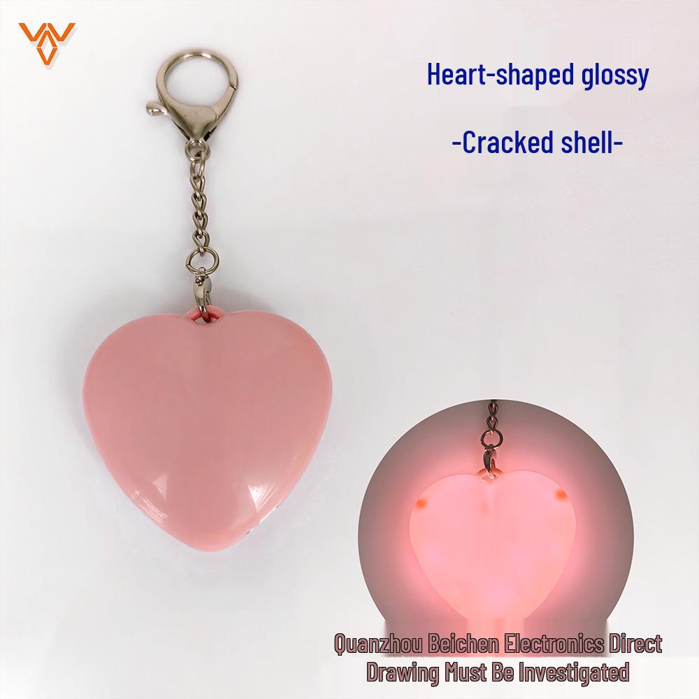 Heart-Shaped Keychain Night Light & Christmas Gift