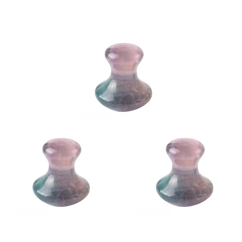 Natural Jade Mushroom Shape Quartz Gua Sha Massage Tool Crystal Guasha Stone For Spa Relaxing Meditation Scraping Massager