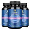 Magnesium Citrate Capsules, 500 Mg Per Serving, All-natural, Gluten-free, Suitable for Both Men and Women.