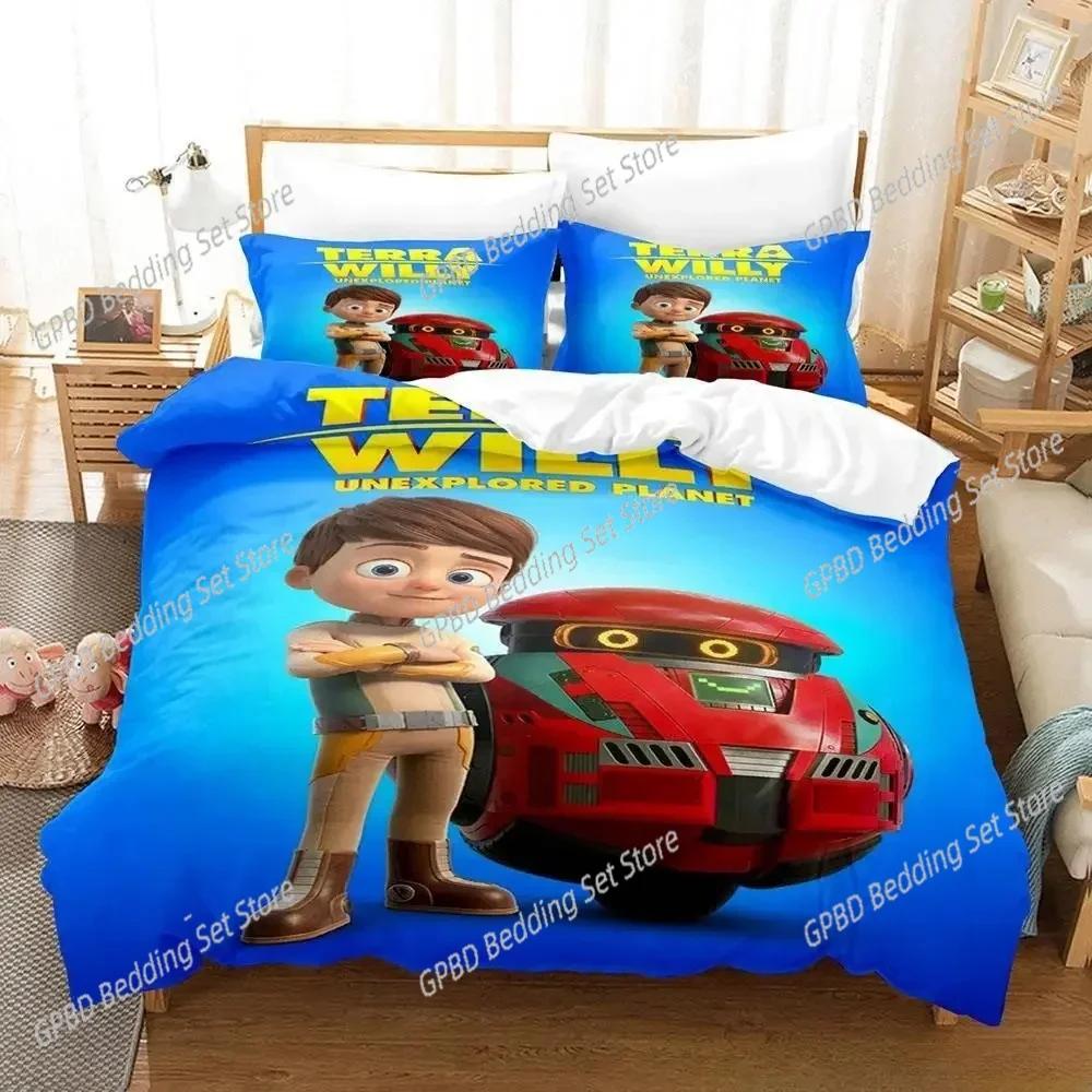 Game Terra Willy 3D NEW Duvet Cover Pillowcase Bedding Set Adult Boy Girl Bedroom Decoration Children Single Double Large