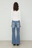 CURRENT Collar U-Neck Long Sleeve [Ivory]