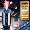 Aluminum Alloy Car Perfume & Aromatherapy Spray with Colorful Ambient Starry Light