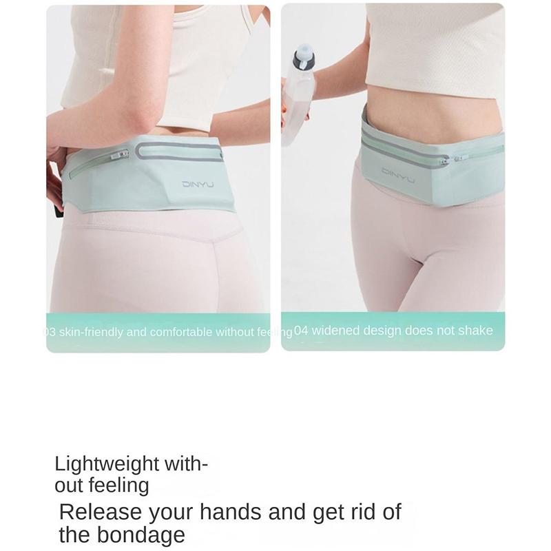 Sports Cell Phone Waist Pack Women Outdoor Running Bag Thin Fitness Equipment Invisible Waterproof Belt Bag