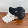 Sequin Sport Peaked Hat Adjustable Summer Sun Hat Simple Mesh Baseball Hat  Running