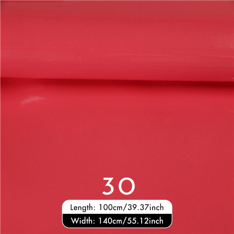 

100*140cm Shiny Glossy PVC Fabric Soft Vinyl Leather Fabric PU Imitation Leather Fabric For DIY Bag Dress Upholstery Material