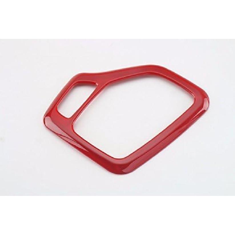 Nicebee Red Shift Knob Panel Central Control Panel Frame Trim Cover for Jeep Cherokee 2014-2018