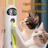Juguete Interactivo para Gatos Caterpillar Activado por Movimiento Juguete de Poste Wack A Worm Recargable Juguete Automático de Broma para Gatos con Cola Para Gatos
