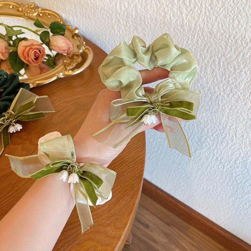 Bridesmaid Pink Rose Corsage Bracelet - Wedding Flower Accessory