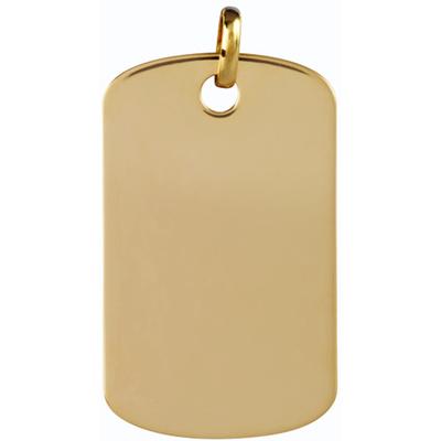 [L6134] - Gold Plated Medal 'American Plate' (3. 8x2. 3 Cm)