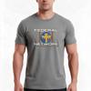 Federal Network Logo Tshirt Summer Casual Cotton Tee Oversized Streetwear Tops Vintage Graphic Print Loose Fit Short Sleeve