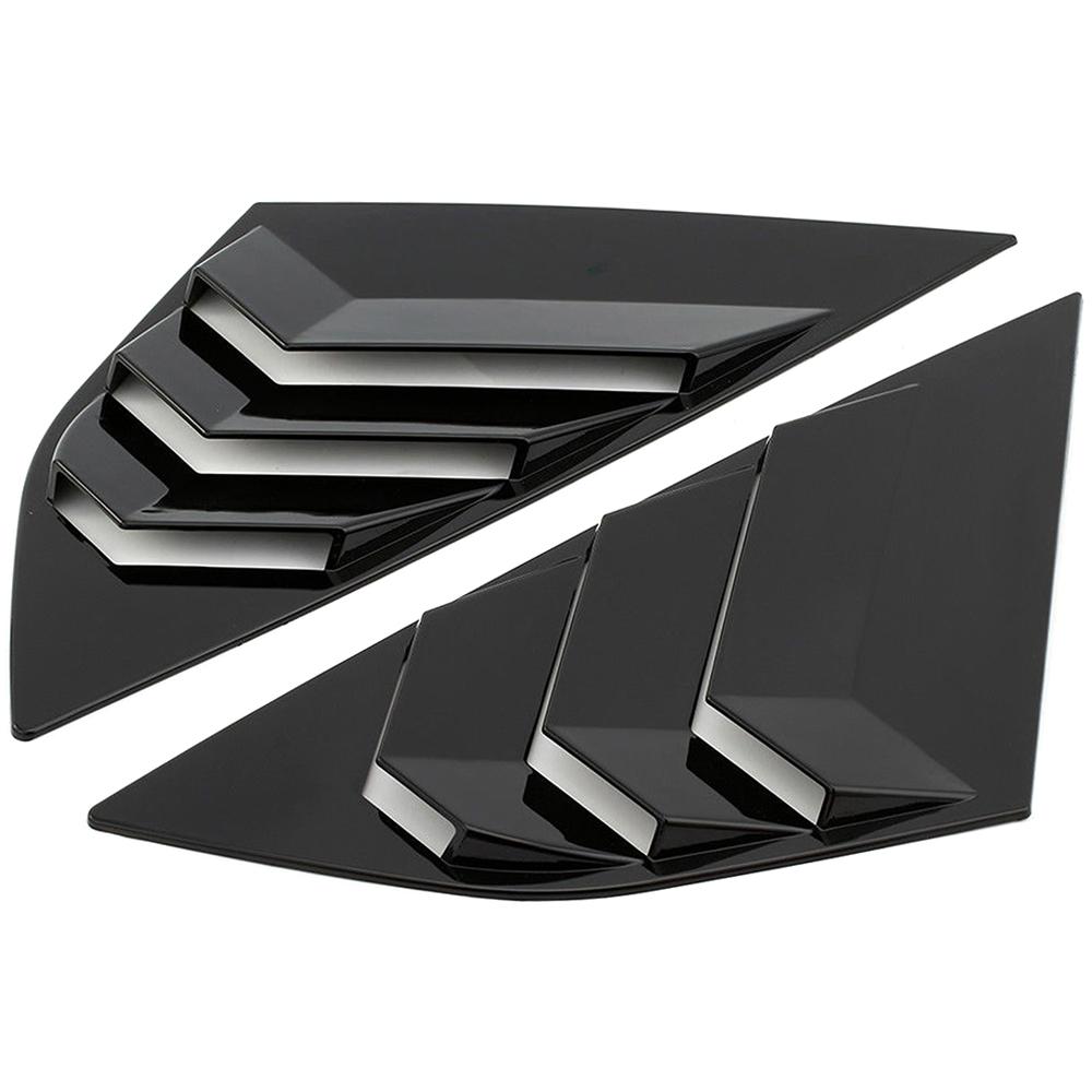 Rr Window Louve  Car Rr Window Blinds Side Tuyere Louve  Vent for    ST   MK3 Hatchback Carbon    