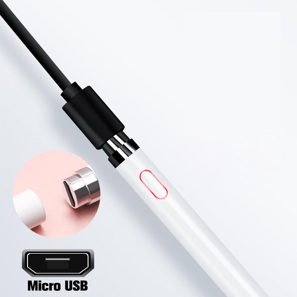 Evrensel Stylus Kalem Elastik Saf Bakır Uç Otomatik Kapanma iOS/Android/Windows ile Uyumlu