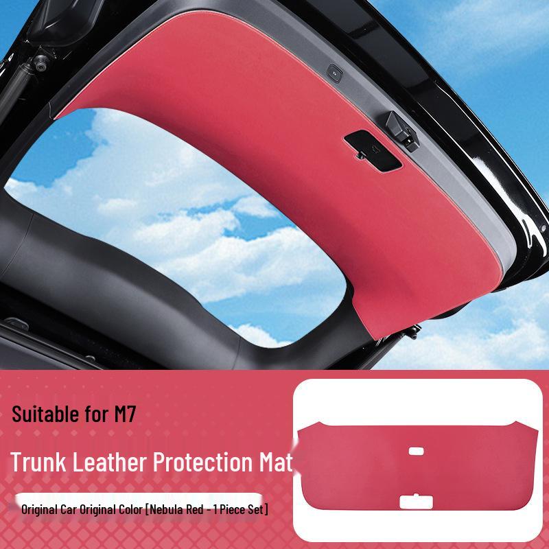 AITO M7/M8 Trunk Protection Pad: Tailgate Leather Mat for Car Interior Enhancement (Fits 26 Models)