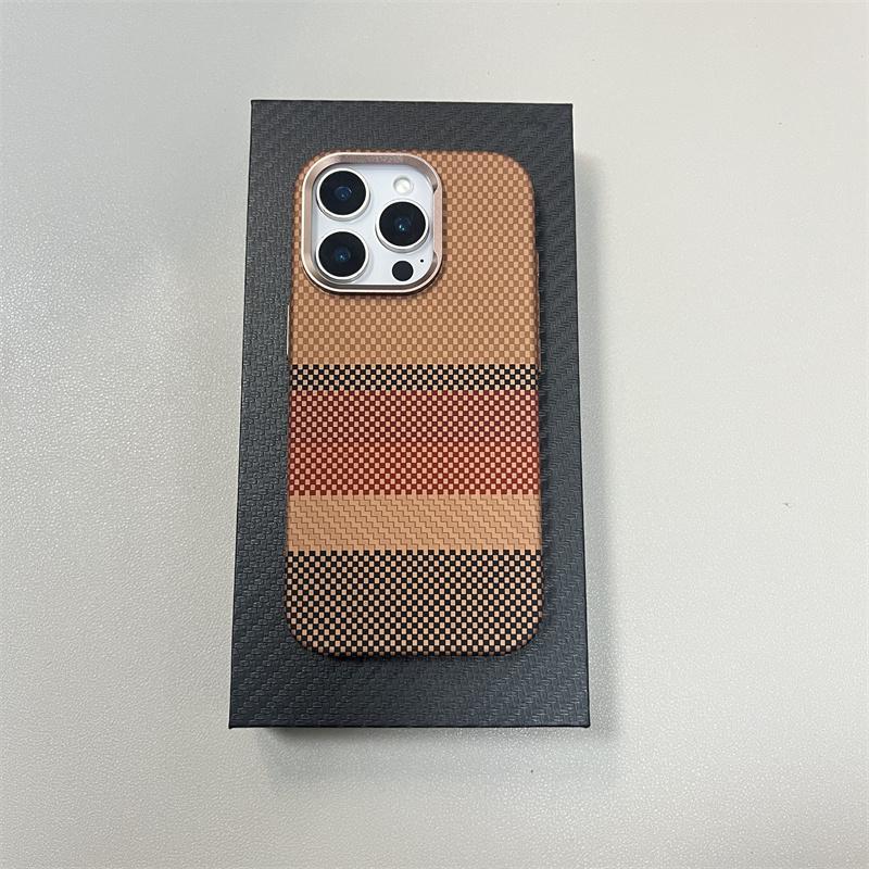 For MagSafe 16Pro Case Carbon Fiber 3D Relief Case for iPhone 16 15 14 13 Pro Max Wireless Charging Alloy Lens PC Magnetic Cover