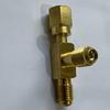 T Type 1/4inch SAE Adapter Core Adapter For Air Conditioning And Refrigeration Equipment Liquid Filling Hand Tool