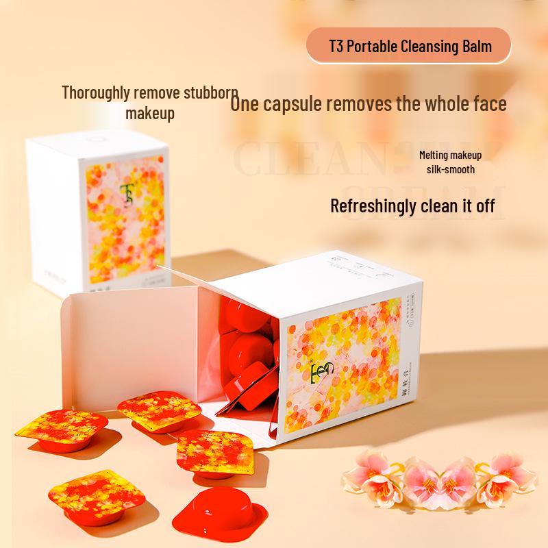 Disposable 3-in-1 Makeup Remover Balm for Face, Lips & Eyes