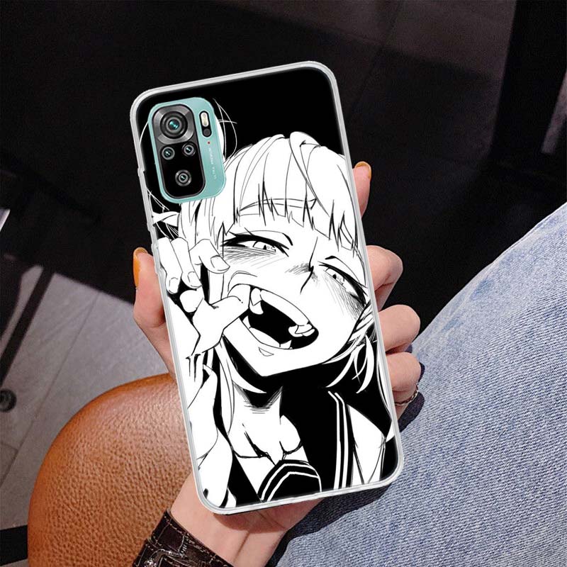 Anime Himiko Toga Waifu Cover Phone Case For Xiaomi Redmi Note 10 Pro Max 10S 9 9S 9T 8 8T 11T 11S 11 5G 11E 7 6 5 4X Coque