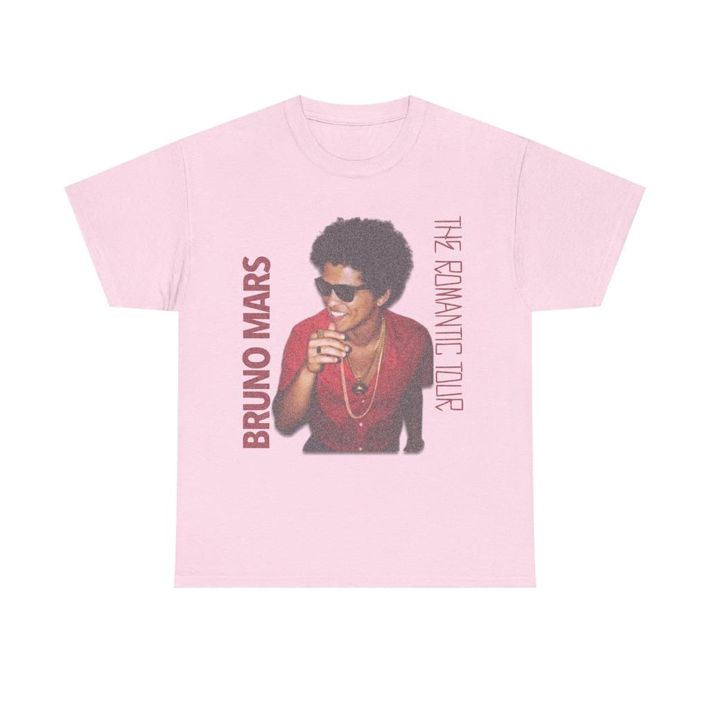 Bruno Mars The RoUnisextic Tour 2026 Summer Unisexs and Womens Cotton TShirts Fan Souvenirs Comfortable High Quality Ins Y2K