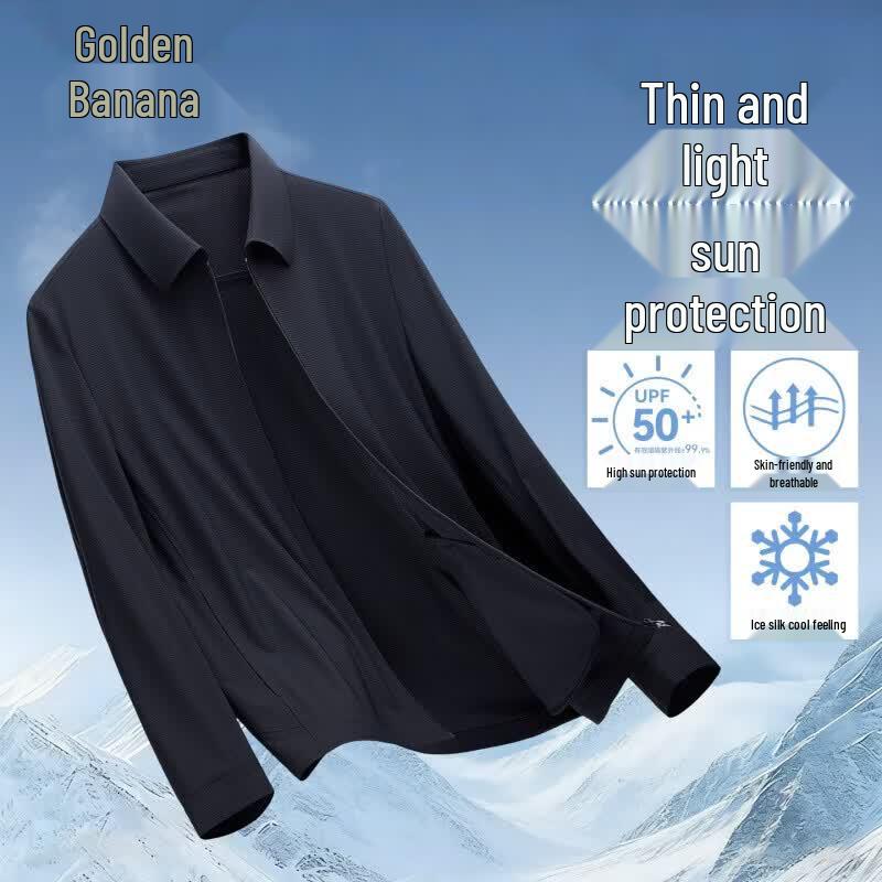 

Men s Ice Silk Sun Protection Collared Jacket 175/L