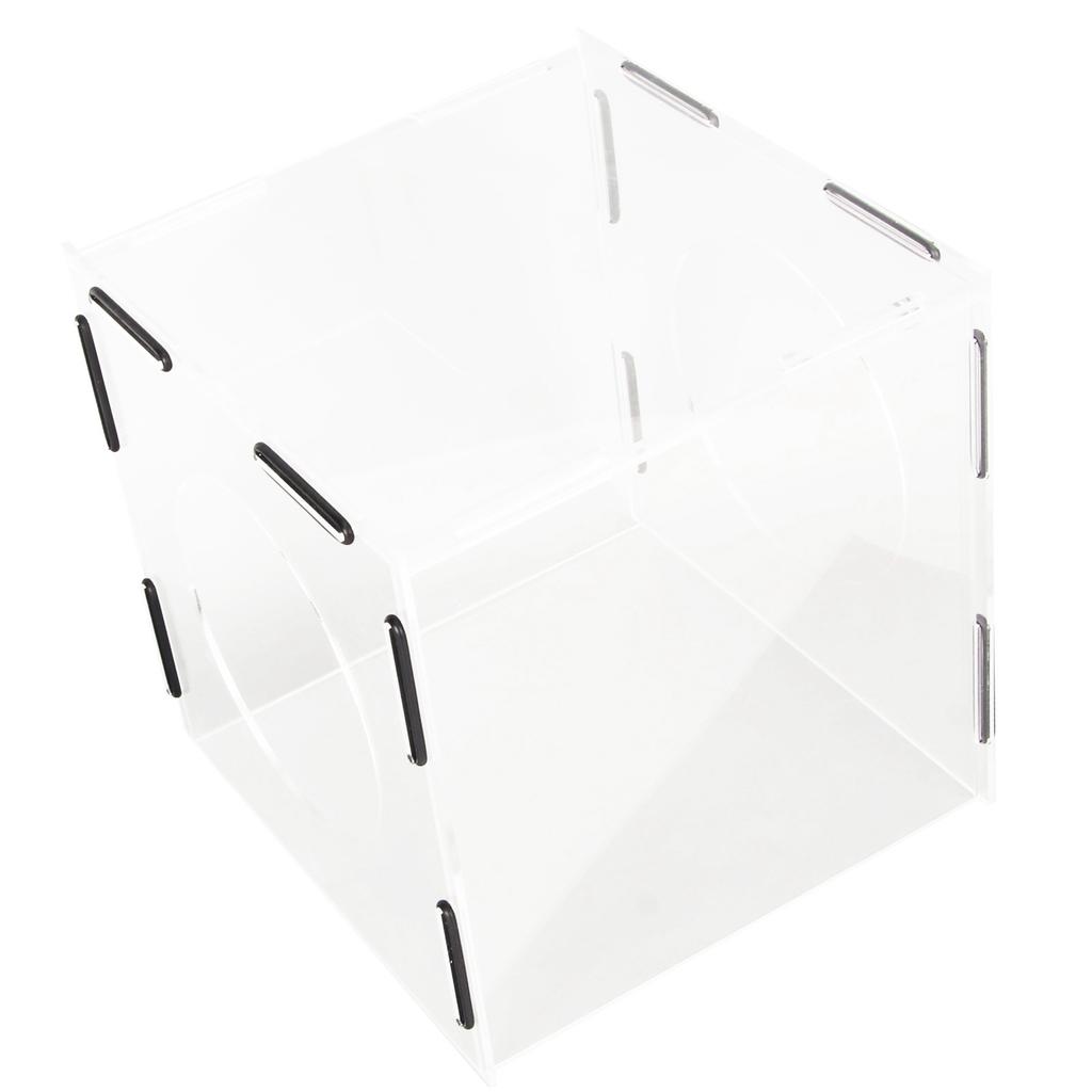 Enclosed Grinding Dust Box Transparent Acrylic Dust Hood Dust Cage for Engraving Polishing