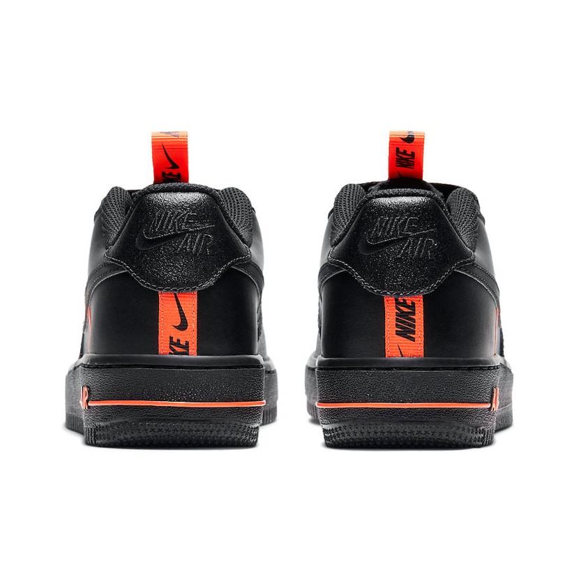 New Nike Air Force 1 Low LV8 KSA Worldwide Pack Black Total Orange GS CT4683-001