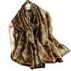 Fashion plaid luxury scarf women's goods new silk scarf long large size travel shawl sun protection