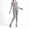 Women Sexy Full Body Stockings Winter Thick Warm Tight High Elastic Jumpsuit Ultra Elastic Pantyhose With Five-Finger Gloves