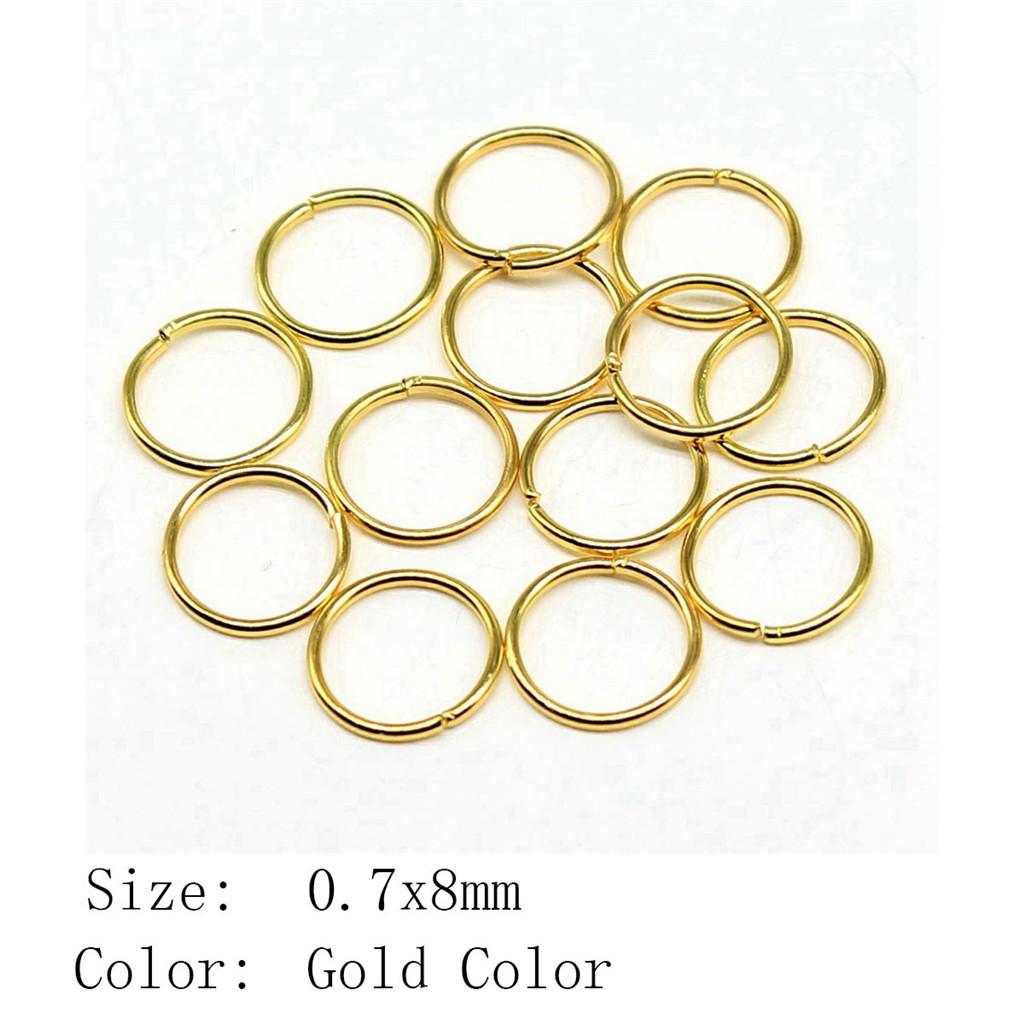 Father's Day Jewelry Materials Split Rings 5 Colors 9 Sizes Accessories Parts Women's Clothing Accessories For Women