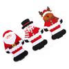 6pcs Christmas Cutlery Bag Set Reusable Tableware Holder For Fork Cutter Storage Holiday Party Decorations