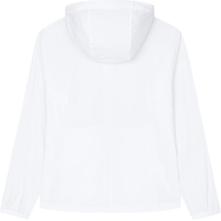 Anta Treningsserie Ensfarget Glidelås Hette Komfortabel Pustende Sport Solbeskyttelse Jakke Damejakker Snøhvit 162437704-1