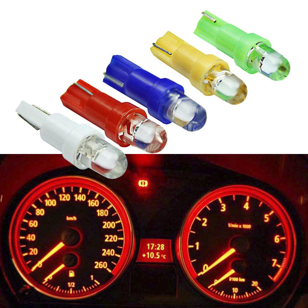T5 LED Universal 12V Instrument Indicator Light - 1SMD 3D Astigmatism